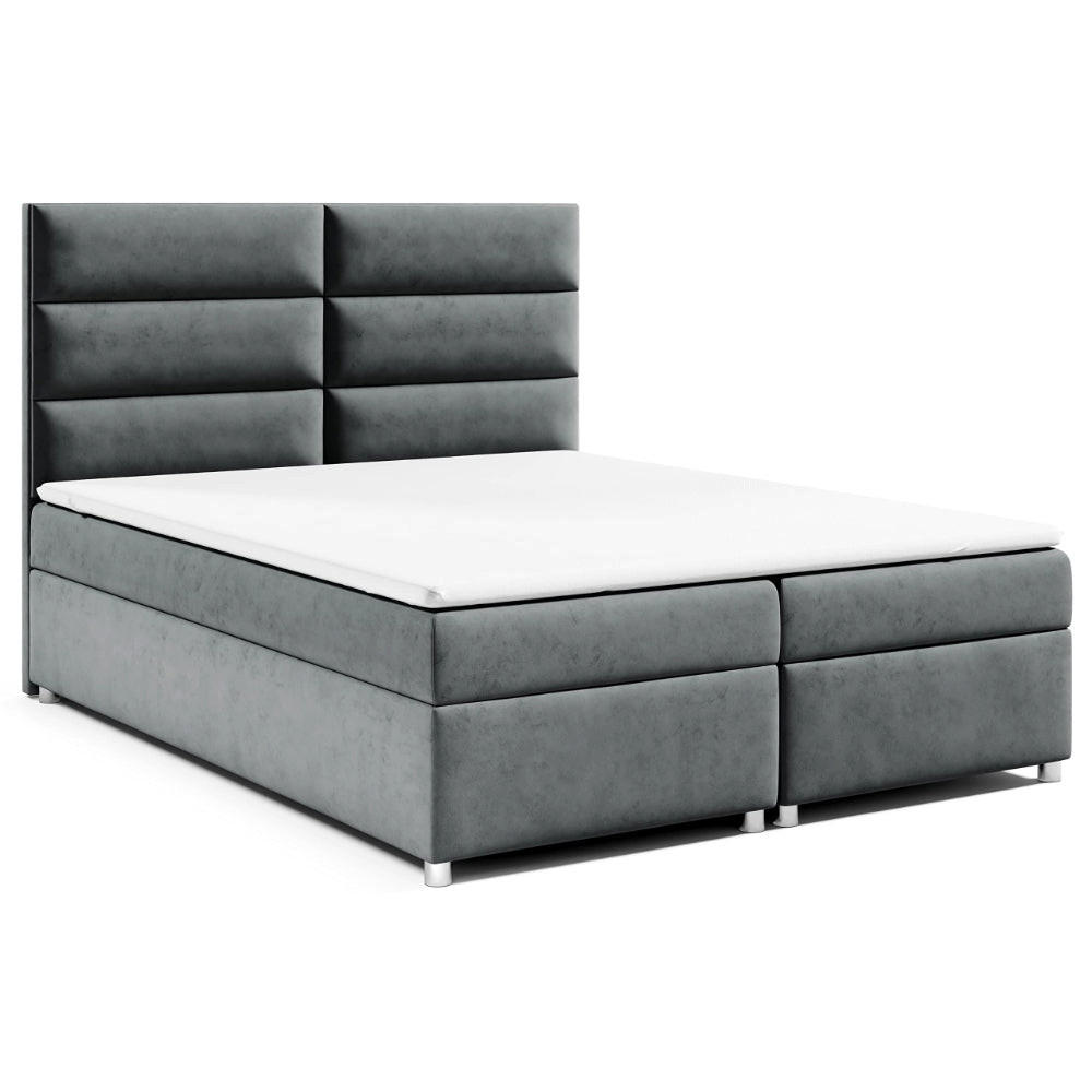 Best For Home Boxbett Graphit 160x200 cm