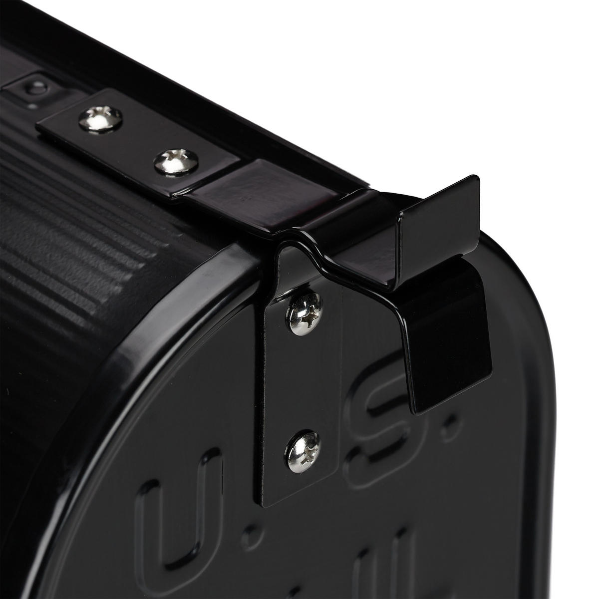 US-MAILBOX - Schwarz, Metall (22cm) - Relaxdays