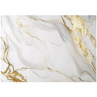 FOTOTAPETE Marmor Steinwand Gold Tapete Wohnzimmer 400x280 - Grau, Papier (400/280cm) - Wallarena