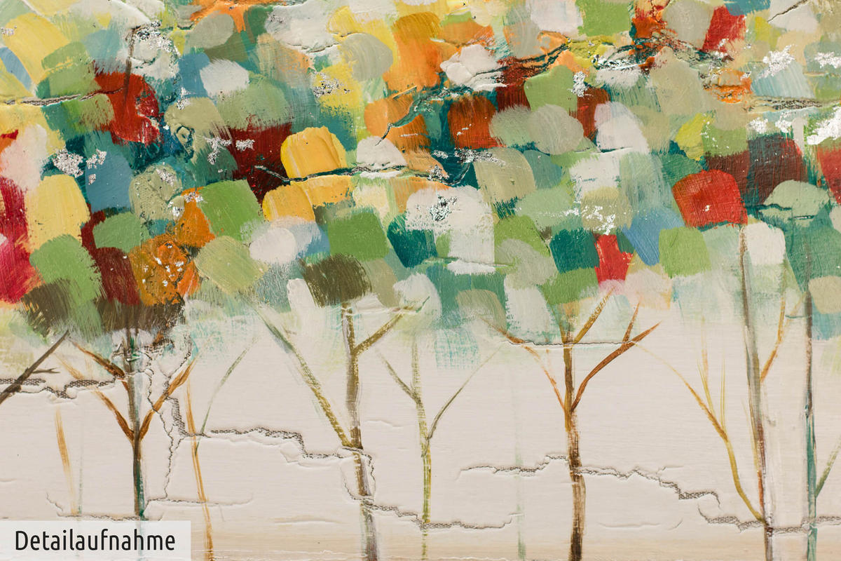 ÖLGEMÄLDE 80/60 cm - Multicolor, Holz/Textil (80/60cm) - KUNSTLOFT
