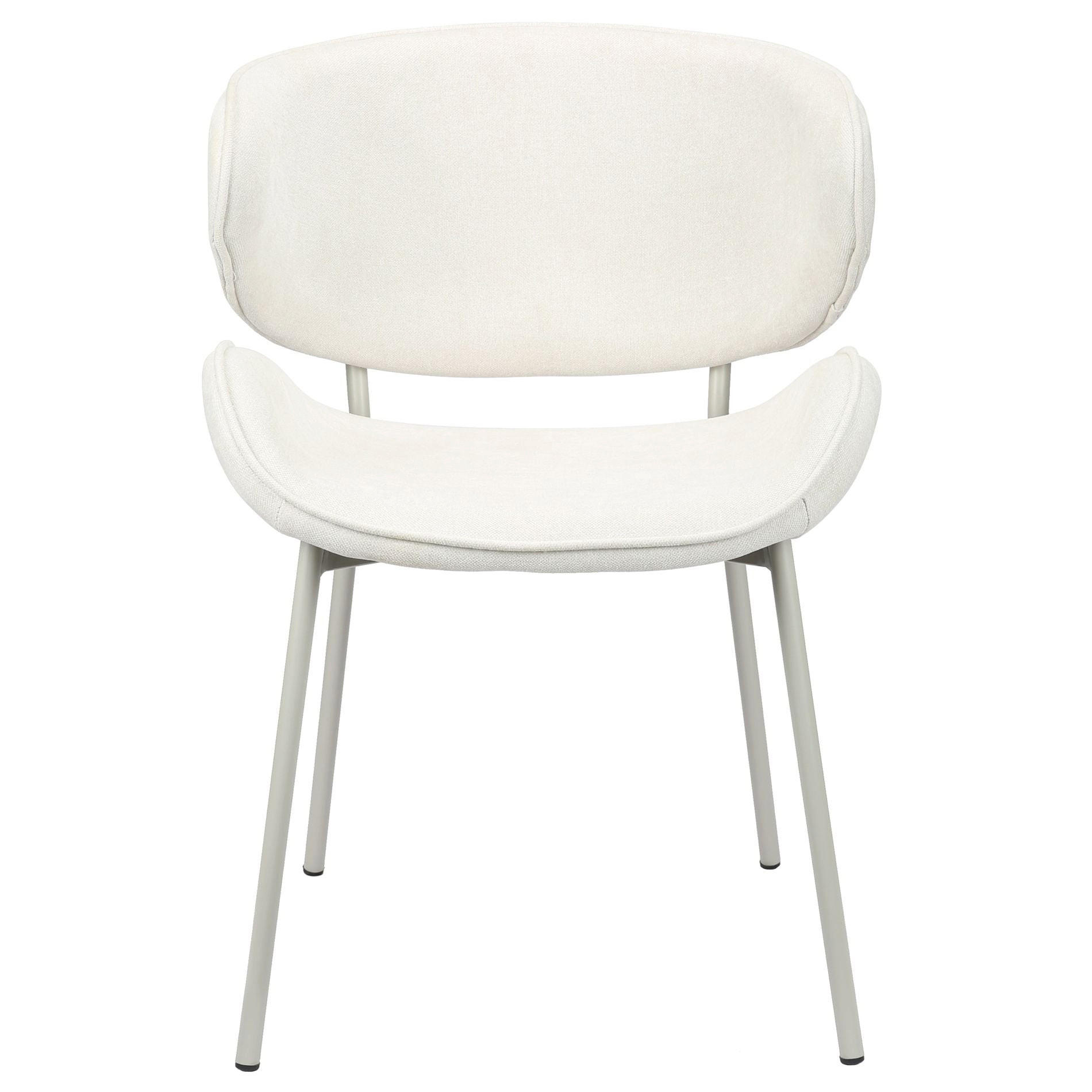 POLSTERSTUHL Pretically Creme - Beige/Creme, Textil/Metall (53/80/59cm) - Selsey