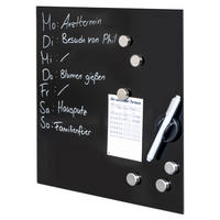 MAGNETTAFEL, schwarz - Schwarz, Metall (35/35/0.45cm) - bremermann