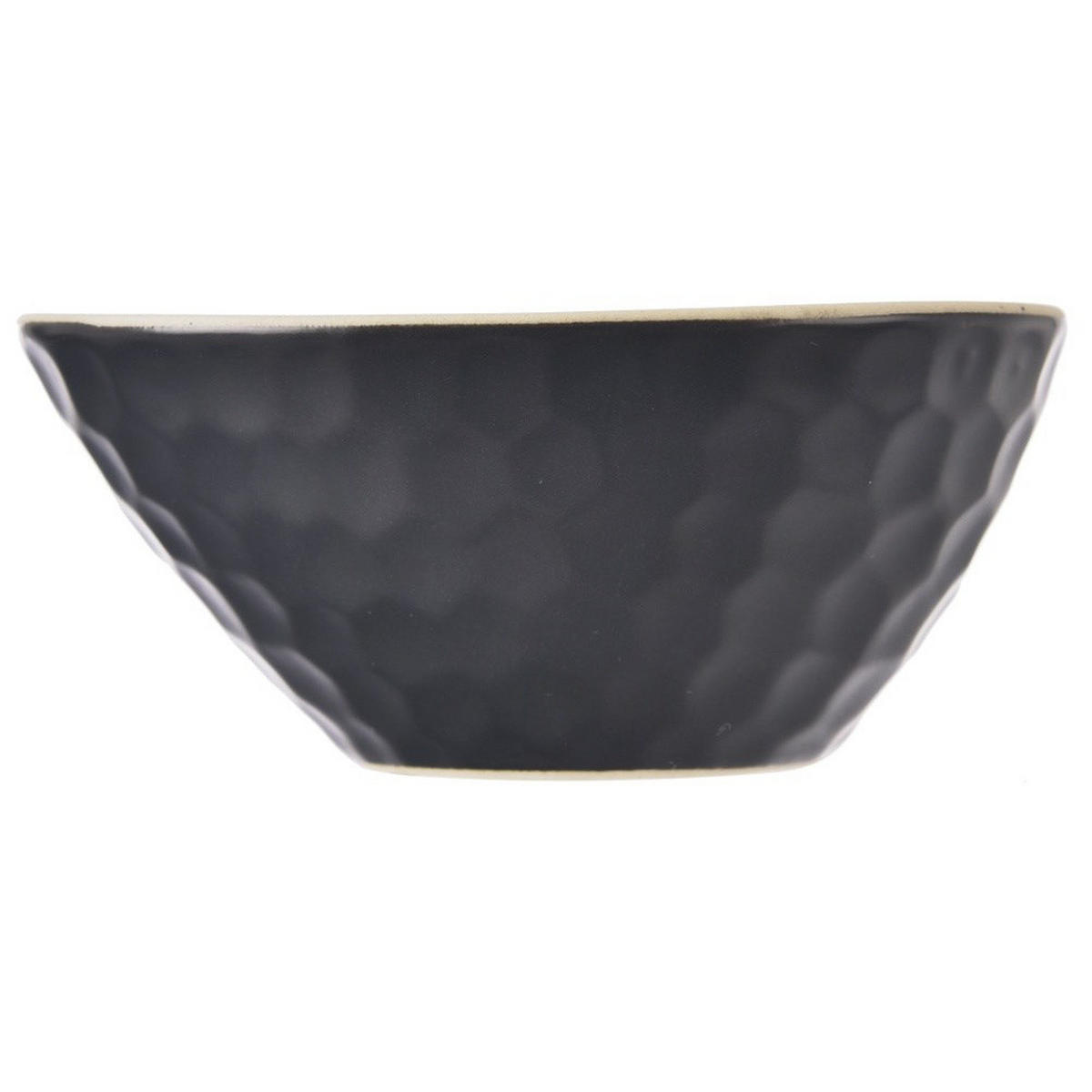 SNACKSCHALE Keramik 130 ml Schwarz - Schwarz, Keramik (8.5/11/4.5cm) - Orion 