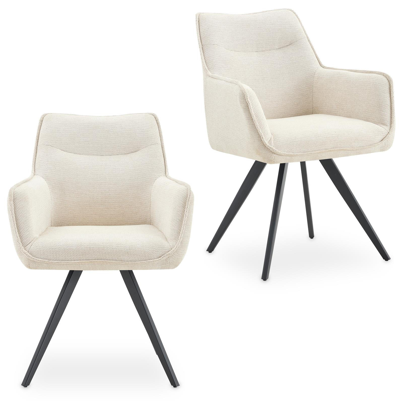 Idimex Esszimmerstühle Beige 62x87x67 cm