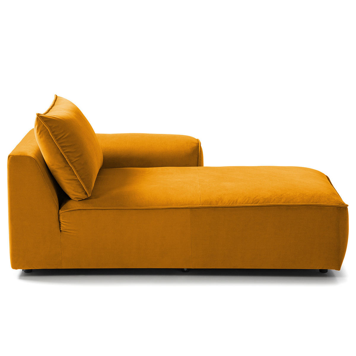 MODULLONGCHAIR - Orange, Holz/Textil (170/82/105cm) - home24