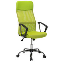 BÜROSTUHL Polyester Grün Design - Grün, Kunststoff/Textil (63/122/63cm) - Beliani