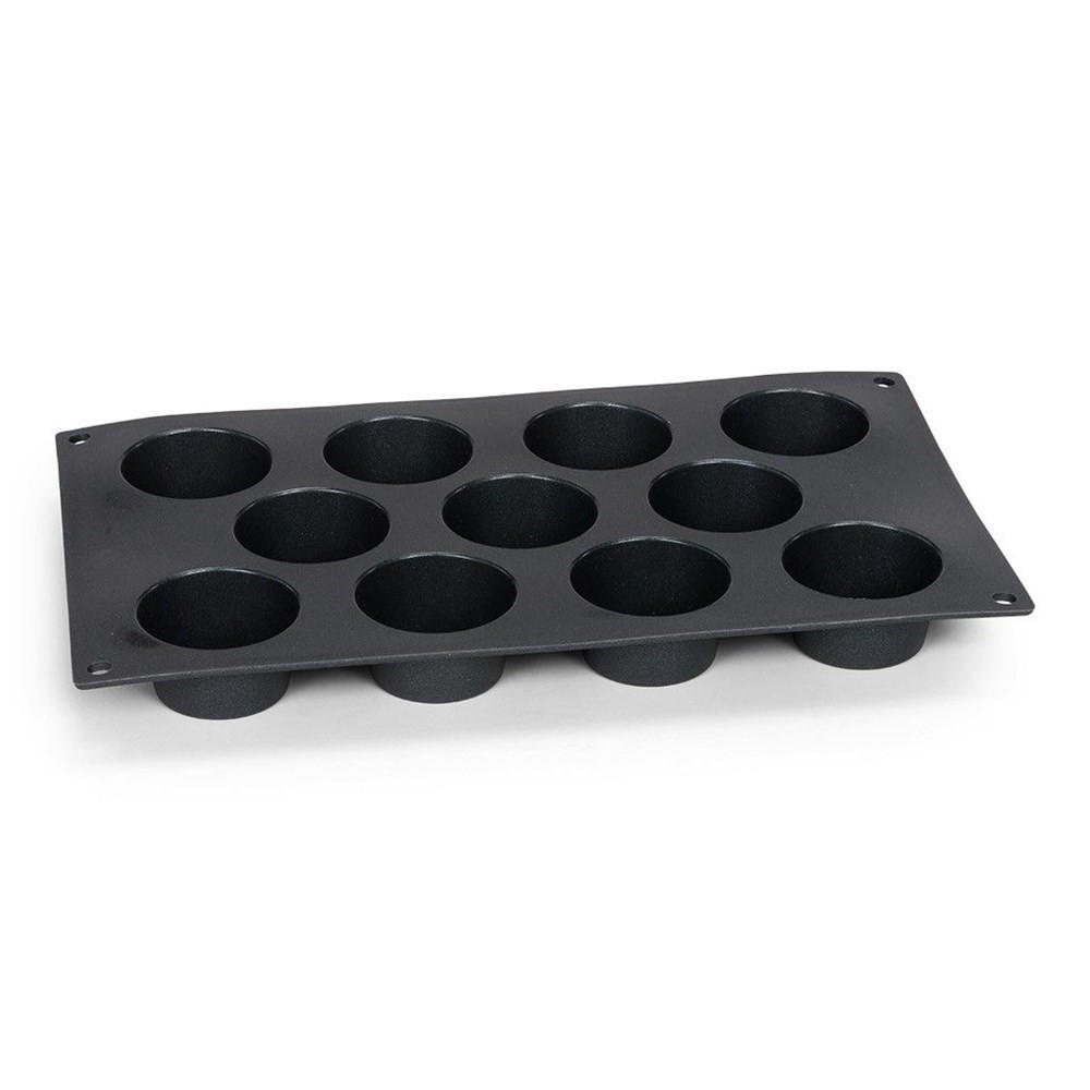 MUFFINFORM Schwarz 29/17/3.4 cm P19200 - Schwarz, Kunststoff (17/3.4/29cm) - Patisse 