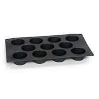 MUFFINFORM Schwarz 29/17/3.4 cm P19200 - Schwarz, Kunststoff (17/3.4/29cm) - Patisse 