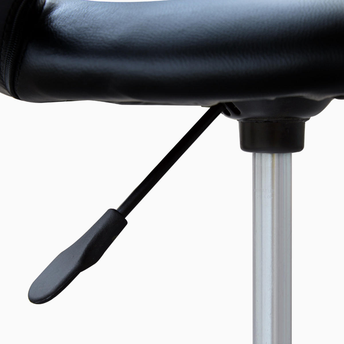 ROLLHOCKER Höhenverstellbar Schwarz 50.0/54.0/78.0 cm - Schwarz, Kunststoff (54/78/50cm)