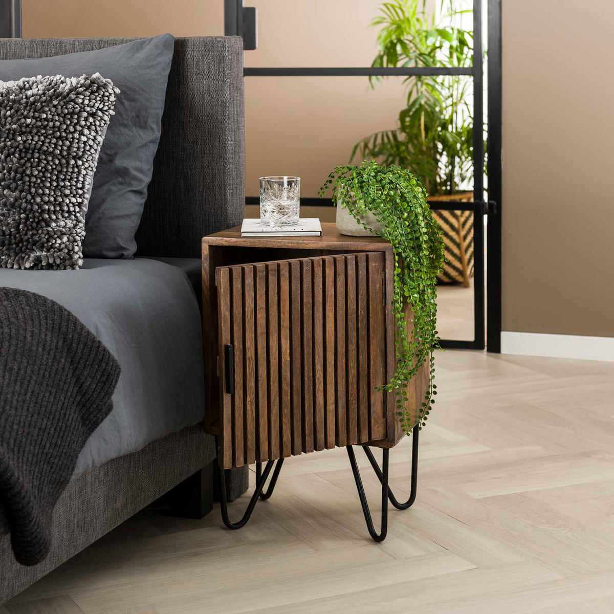 NACHTTISCH Tweak Braun 40/30/60 cm 2er-Set - Braun, Holz (30/60/40cm) - Hoyz Collection