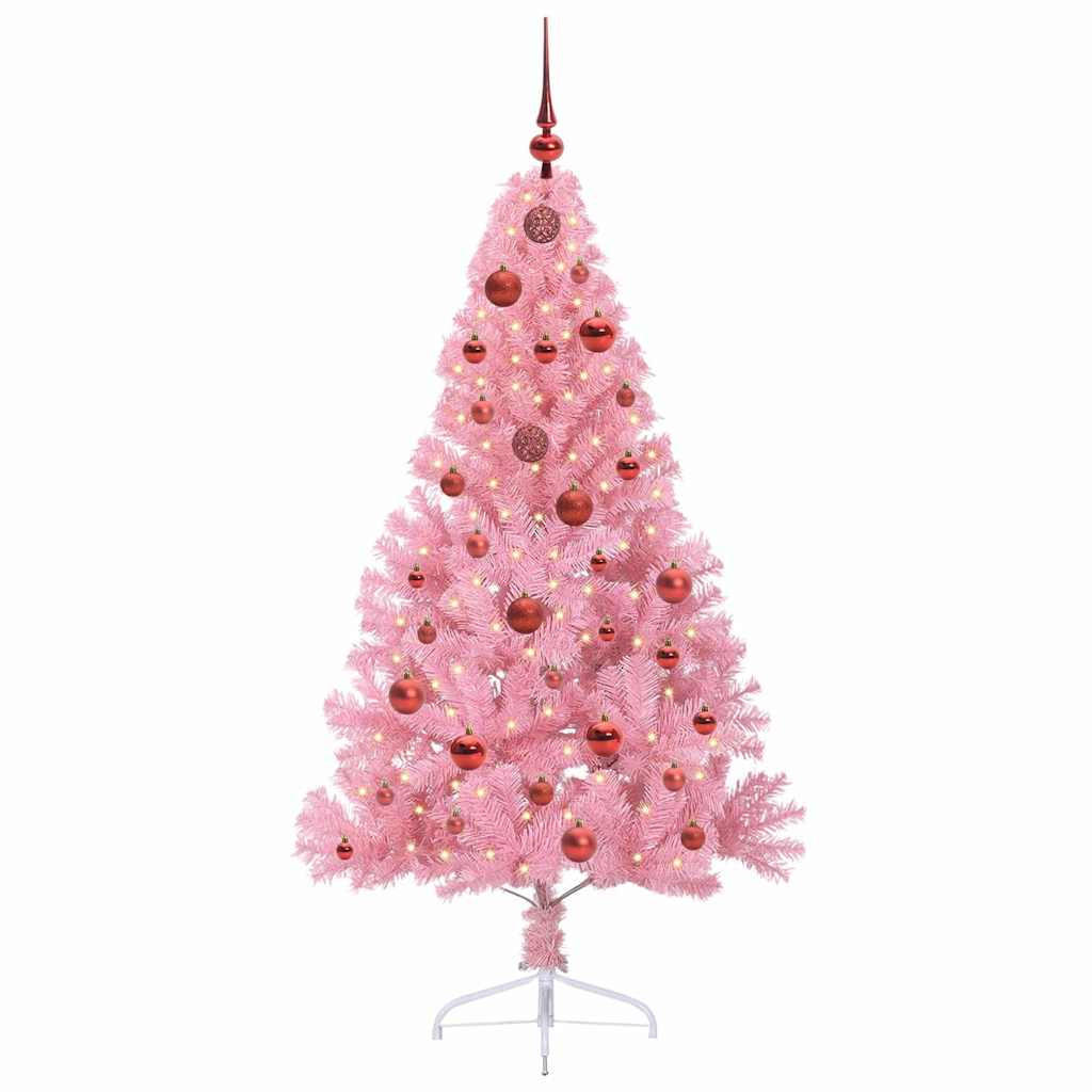 vidaXL Weihnachtsbaum Rosa 150 cm