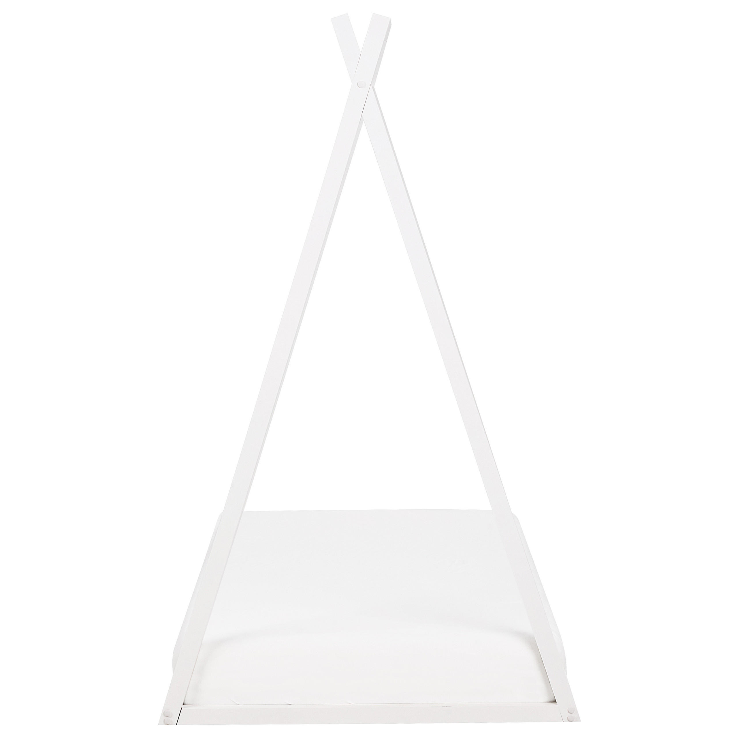 KINDERBETT Weiß 90-200 cm Saurat - Weiß, Holz (90/200cm) - Beliani