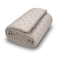 DECKE Merinowolle Kariert Grau 160 x 200 cm - Multicolor, Textil (160/200cm)