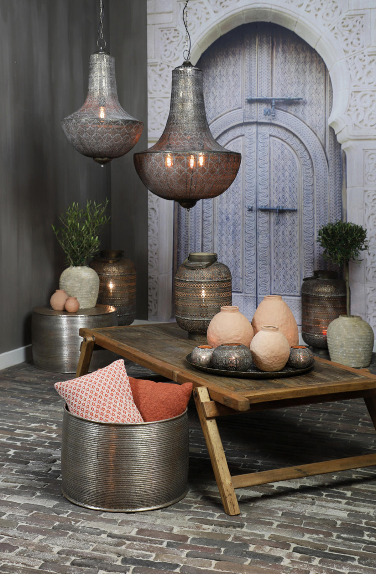 COUCHTISCH Militärbraun 180/85/43,5 cm - Braun, Holz (180/85/43.5cm) - Light & Living