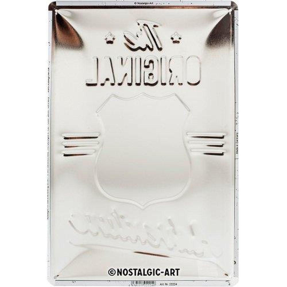 BLECHSCHILD 20/30 cm Highway 66 The Original Adventure - Multicolor, Metall (20/30/0.2cm) - Nostalgic-Art