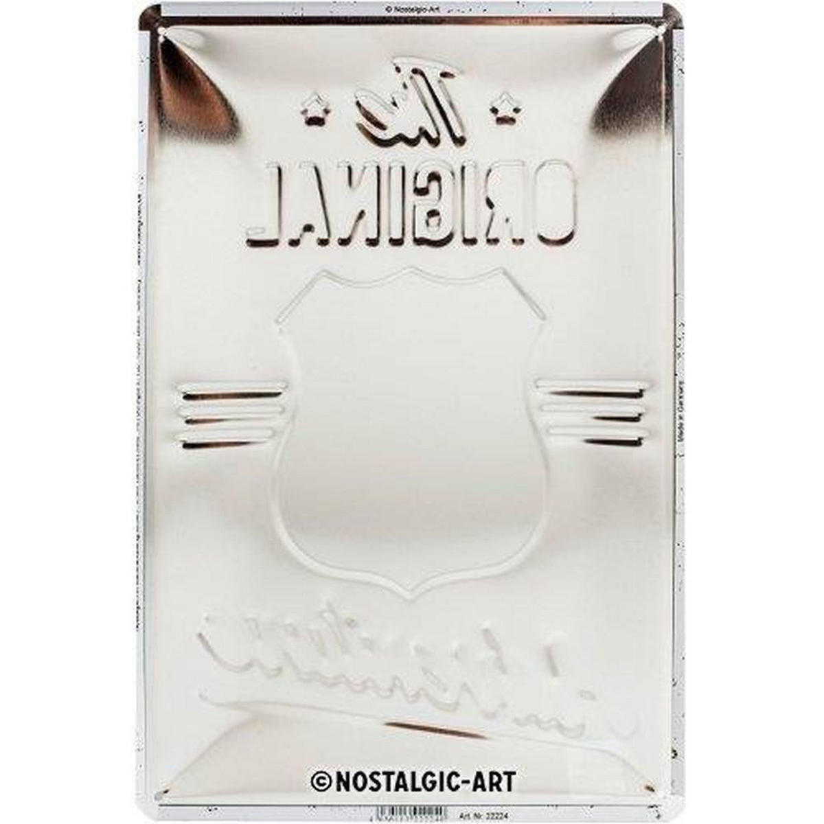 BLECHSCHILD 20/30 cm Highway 66 The Original Adventure - Multicolor, Metall (20/30/0.2cm) - Nostalgic-Art