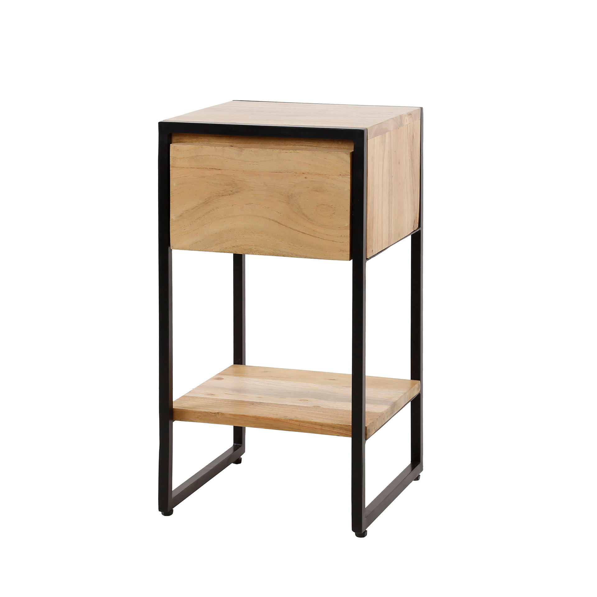 NACHTTISCH Strair Braun 30/30/55 cm - Braun, Holz (30/55/30cm) - Hoyz Collection
