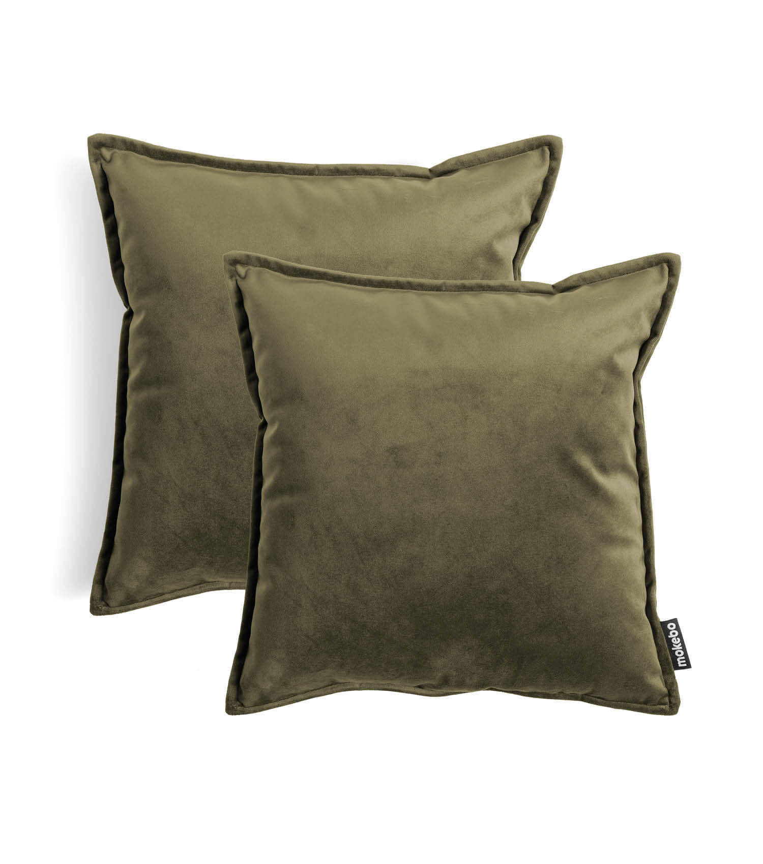 DEKOKISSEN SET Cuddle - Grün, Textil (45/8cm) - Mokebo
