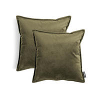 DEKOKISSEN SET Cuddle - Grün, Textil (45/8cm) - Mokebo
