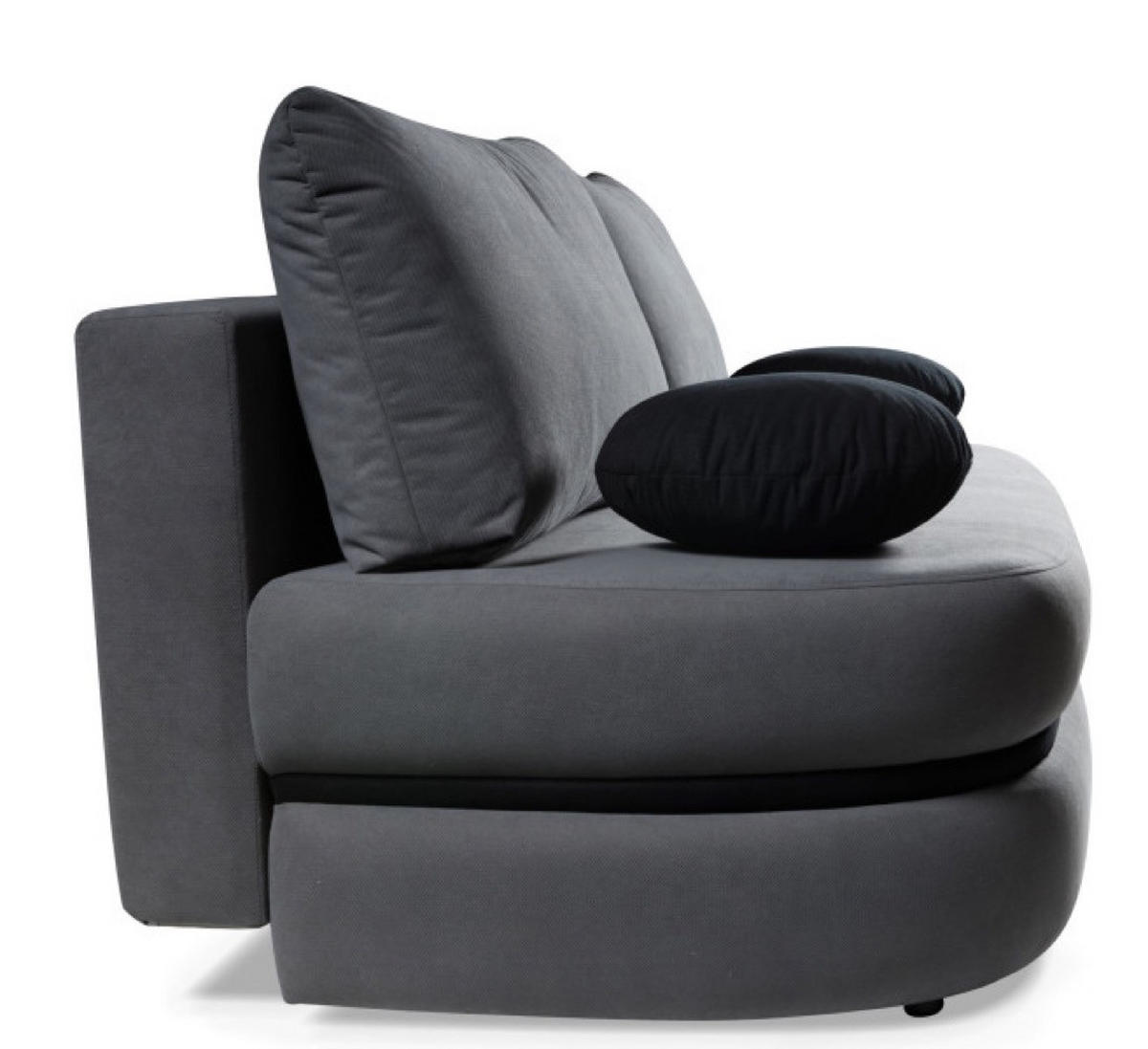 SOFA Grau Iber - Grau, Holzwerkstoff/Textil (211/93/211cm) - Sepro Meble