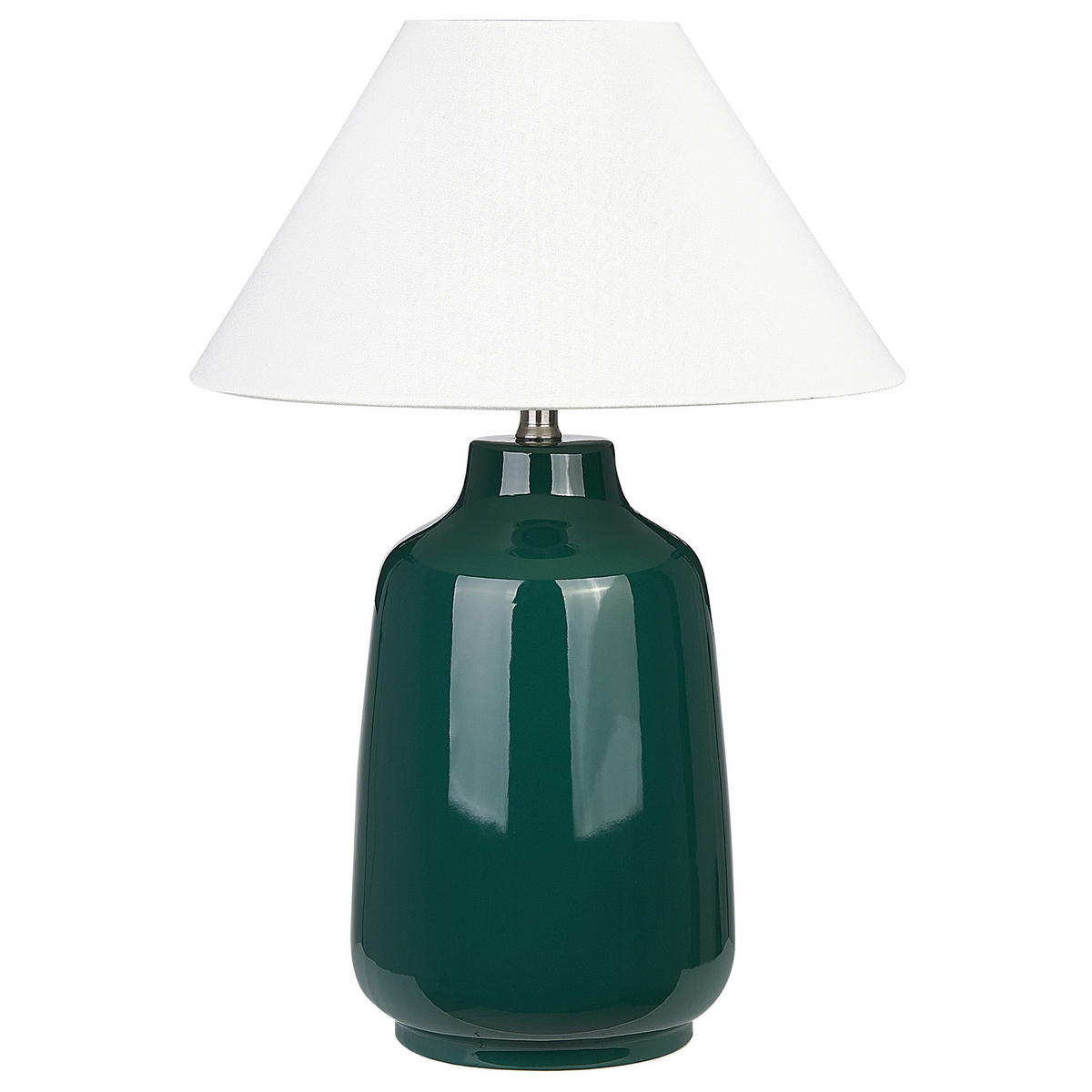 TISCHLAMPE Careta 40/40/57 cm - Grün, Keramik (40/21/57cm) - Beliani