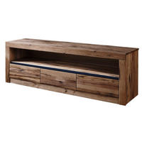 TV-BOARD Wild-/Zerreiche 165x42x55 Tabacco brown geölt MONTREUX #304 - Braun, Holz (165/55/42cm) - Massivmoebel24