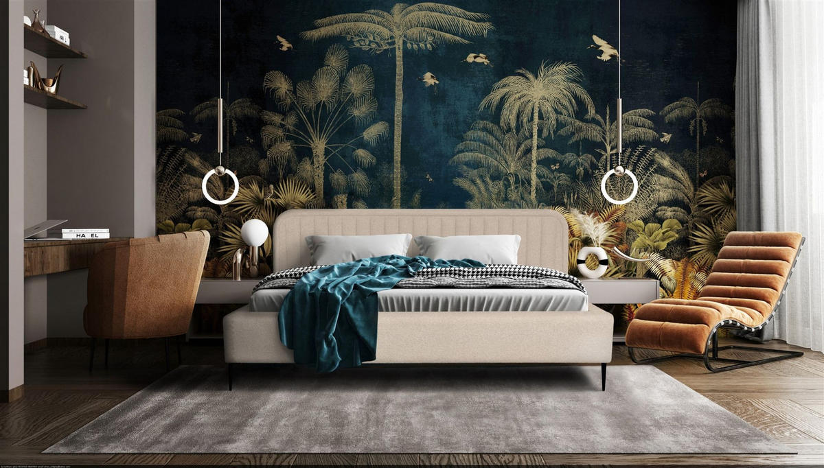 POLSTERBETT Miami Now Or Never - Beige, Holzwerkstoff/Textil (140/200cm) - Fun Möbel