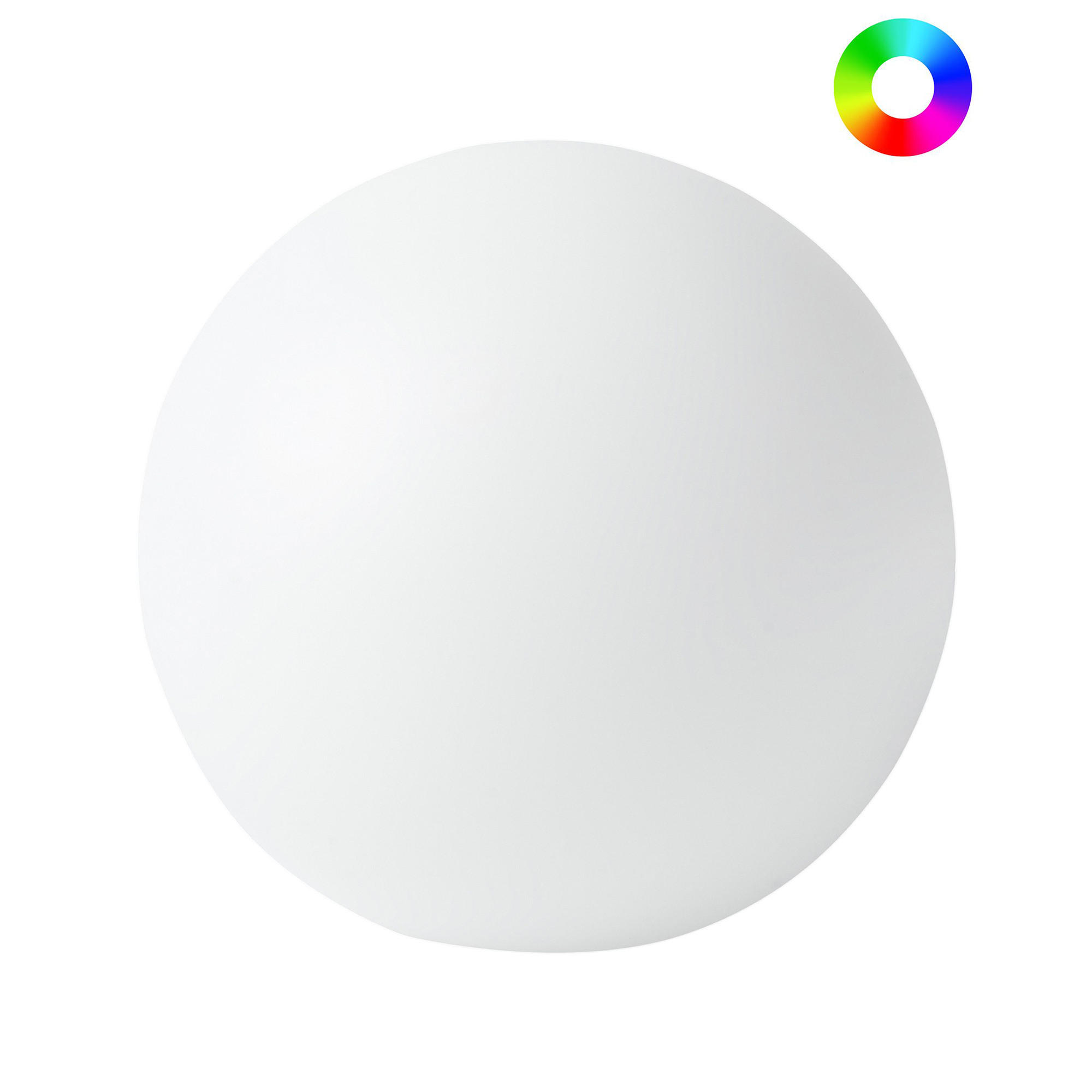 LED- KUGELLEUCHTE Weiß Jocoy - Weiß, Kunststoff (38/38/38cm) - Beliani