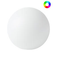 LED- KUGELLEUCHTE Weiß Jocoy - Weiß, Kunststoff (38/38/38cm) - Beliani