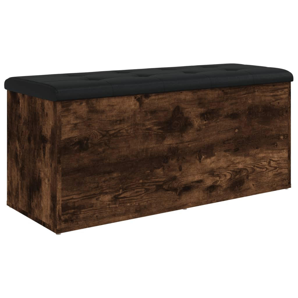 SITZBANK Jona mit Stauraum Räuchereiche 102x42x45 cm - Eiche San Remo, Holz (102/45/42cm) - DELUKE