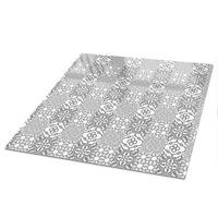TISCHPLATTE 50x50 cm – Stilvolles Mosaik - Grau, Glas (50/50/0.4cm) - Wallfluent
