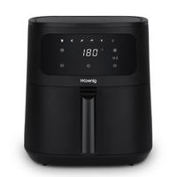 AIRFRYER XXL FRY880, Schwarz, Fritteuse ohne Öl, Kapazität 8L - Schwarz, Metall (30.5/38.5/37cm) - HKoenig