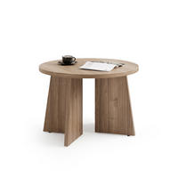 BELLAGIO menší konferenční stolek Ø 58 cm, ořech Royal - kašmírová, kompozitní dřevo (58/58/40cm) - Idohome