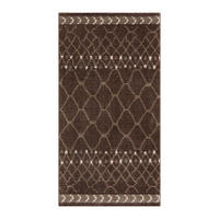 KURZFLOR-TEPPICH April 2312 Braun 80x300 cm - Braun, Textil (80/300cm) - carpet city