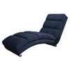 RELAXLIEGE Holiday - Chromfarben/Dunkelblau, Holz/Textil (62/84/180cm) - MIRJAN24