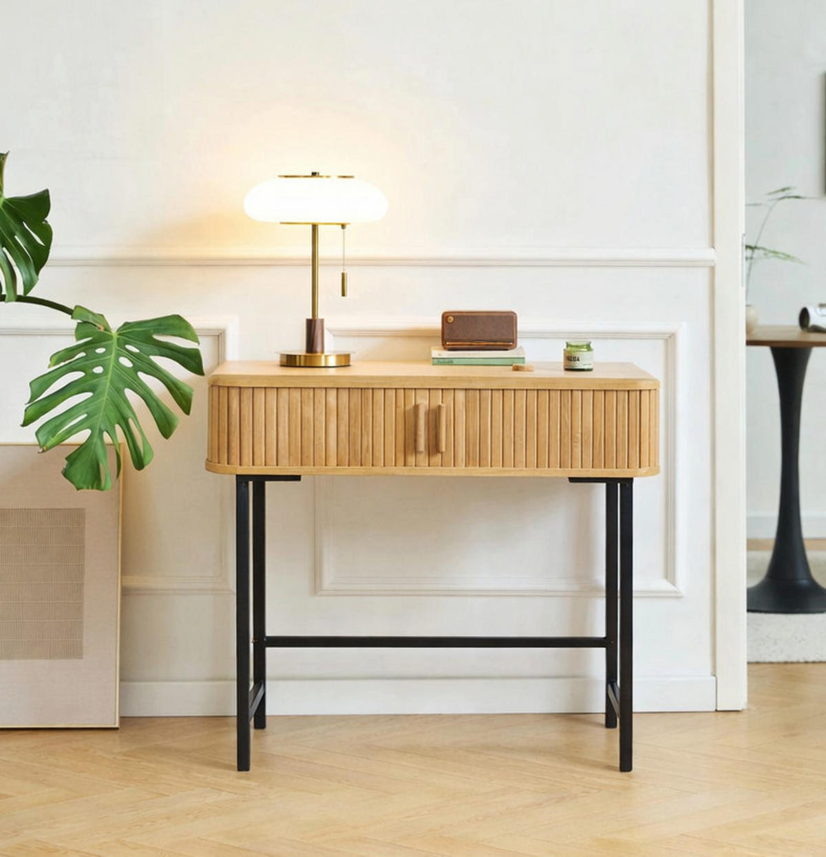 KONSOLENTISCH Rechteckig Braun 80 x 40 x 79 cm - Braun, Holz (40/80/79cm) - Nordlys