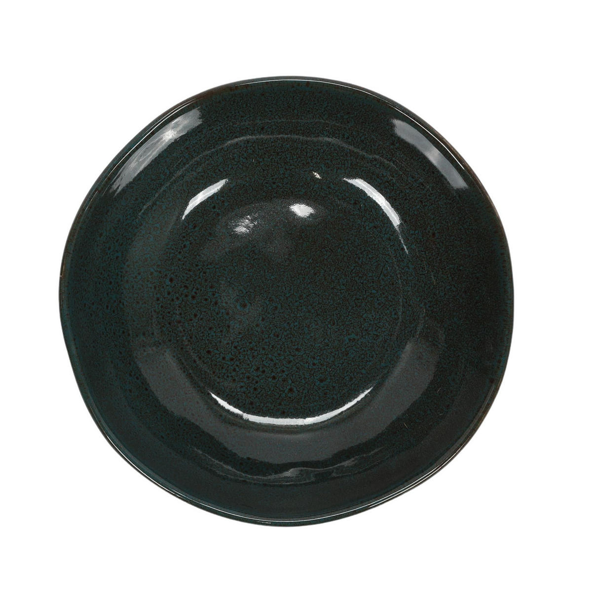 SUPPENTELLER Jade Schwarz 18,7/18,7/5,2 cm - Schwarz, Keramik (19cm) - Secret de Gourmet