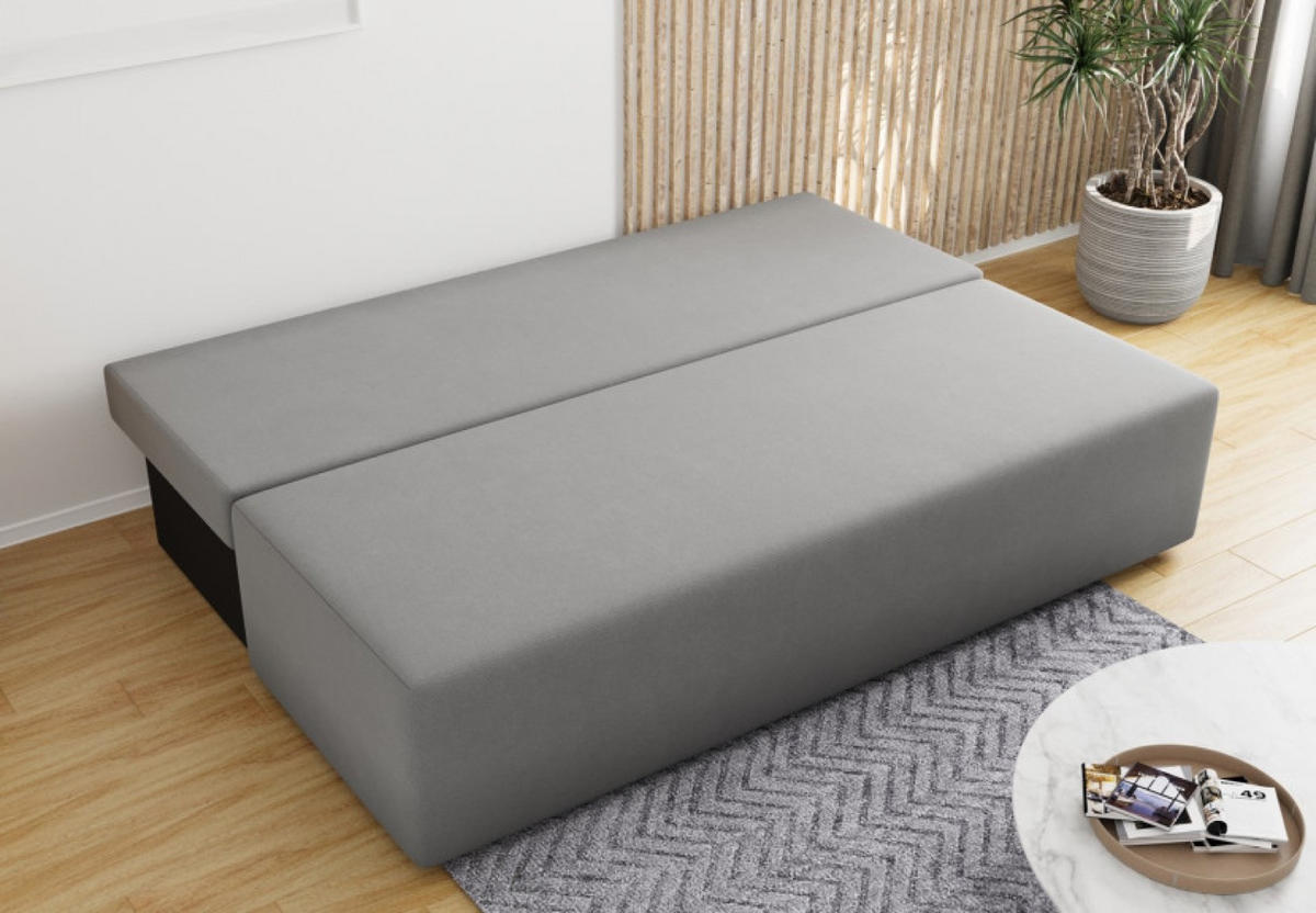 SOFA Granat Blau REDOX Ausziehbar Ohne Armlehnen - Blau, Textil (196/92/85cm) - Sepro Meble