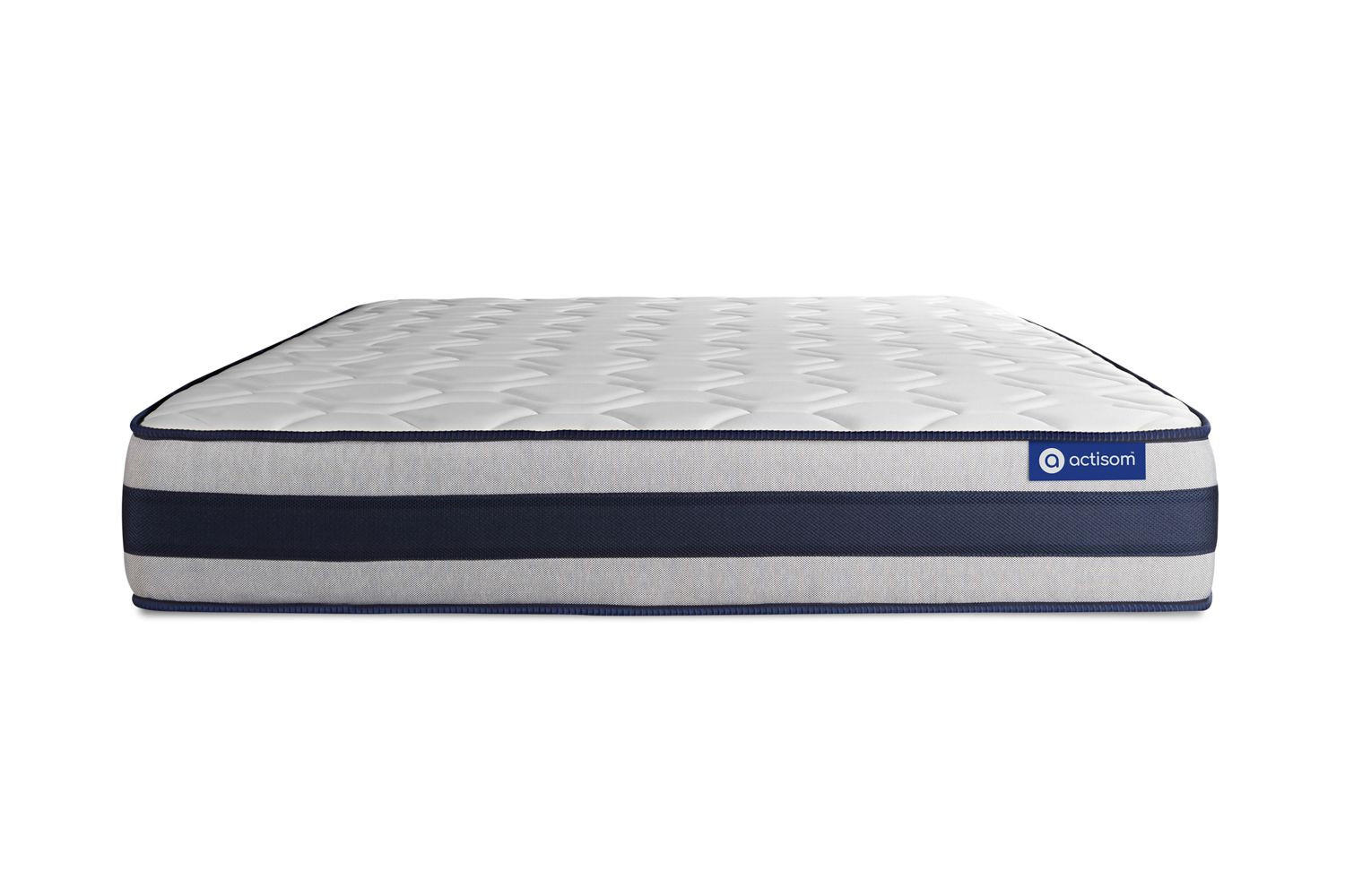MATRATZE Actiflex ergo Taschenfederkern und Memory-Schaum 160 x 200 cm h4 - Weiß, Textil (160/200cm) - ACTISOM