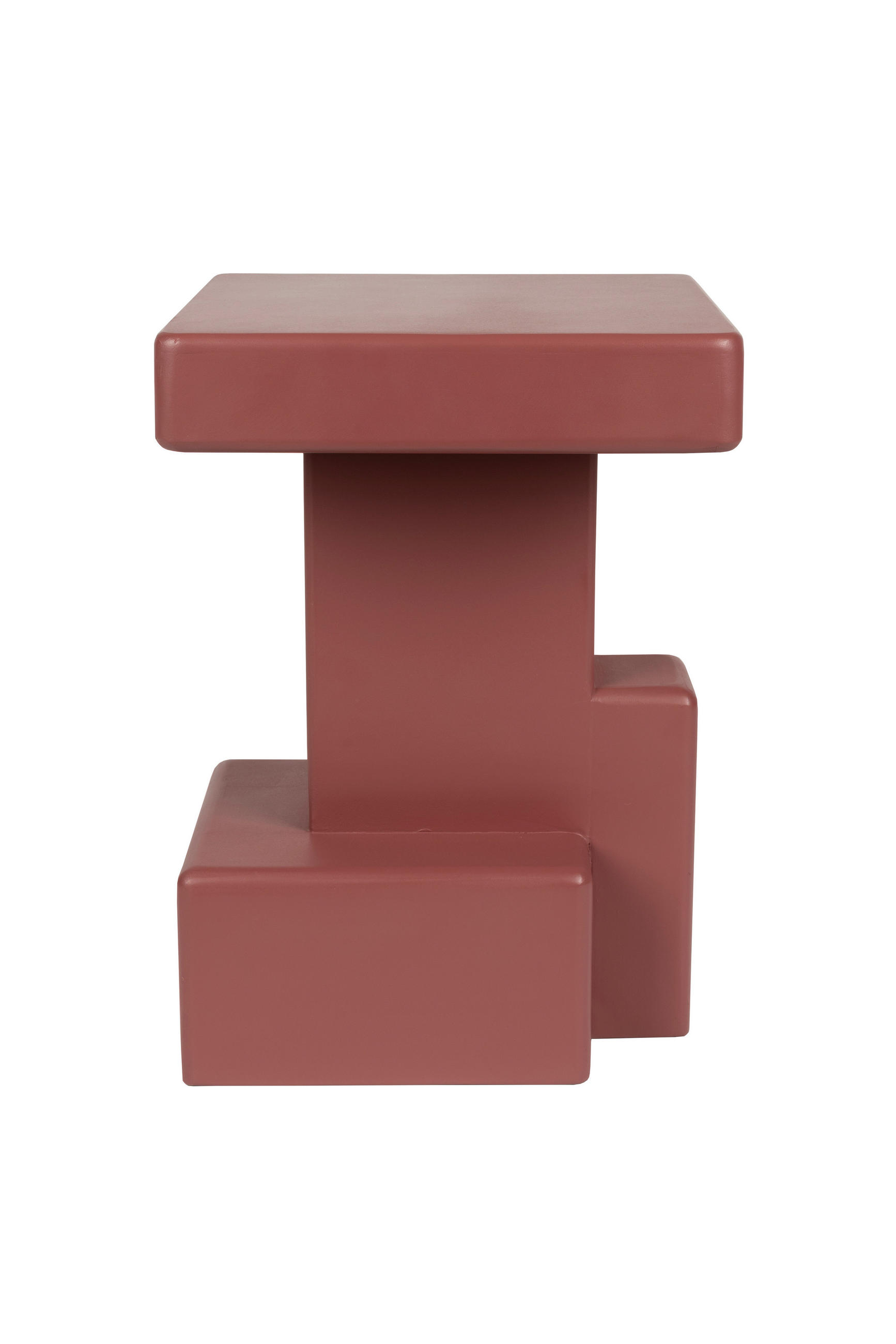 BEISTELLTISCH Blast - Rot - 35/35/50 cm - Rot, Holz (35/35/50cm)