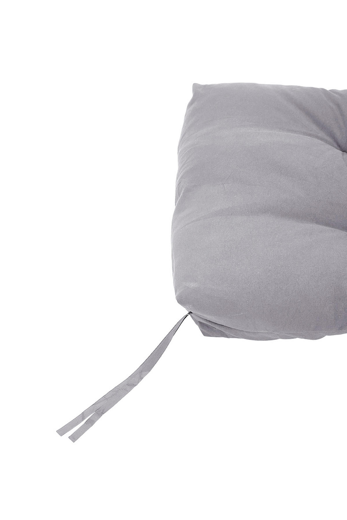 SITZKISSEN für Gartenbänke aus Polyester PP-Baumwolle in Hellgrau Leicht und tragbar 120 cm B x 50 cm T - Grau, Textil (50/40/120cm) - Livingandhome