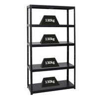 SCHWERLASTREGAL Steel Eagle 180x100x40 cm Fachlast 130 kg Schwarz - Schwarz, Metall (100/180/40cm) - PROREGAL