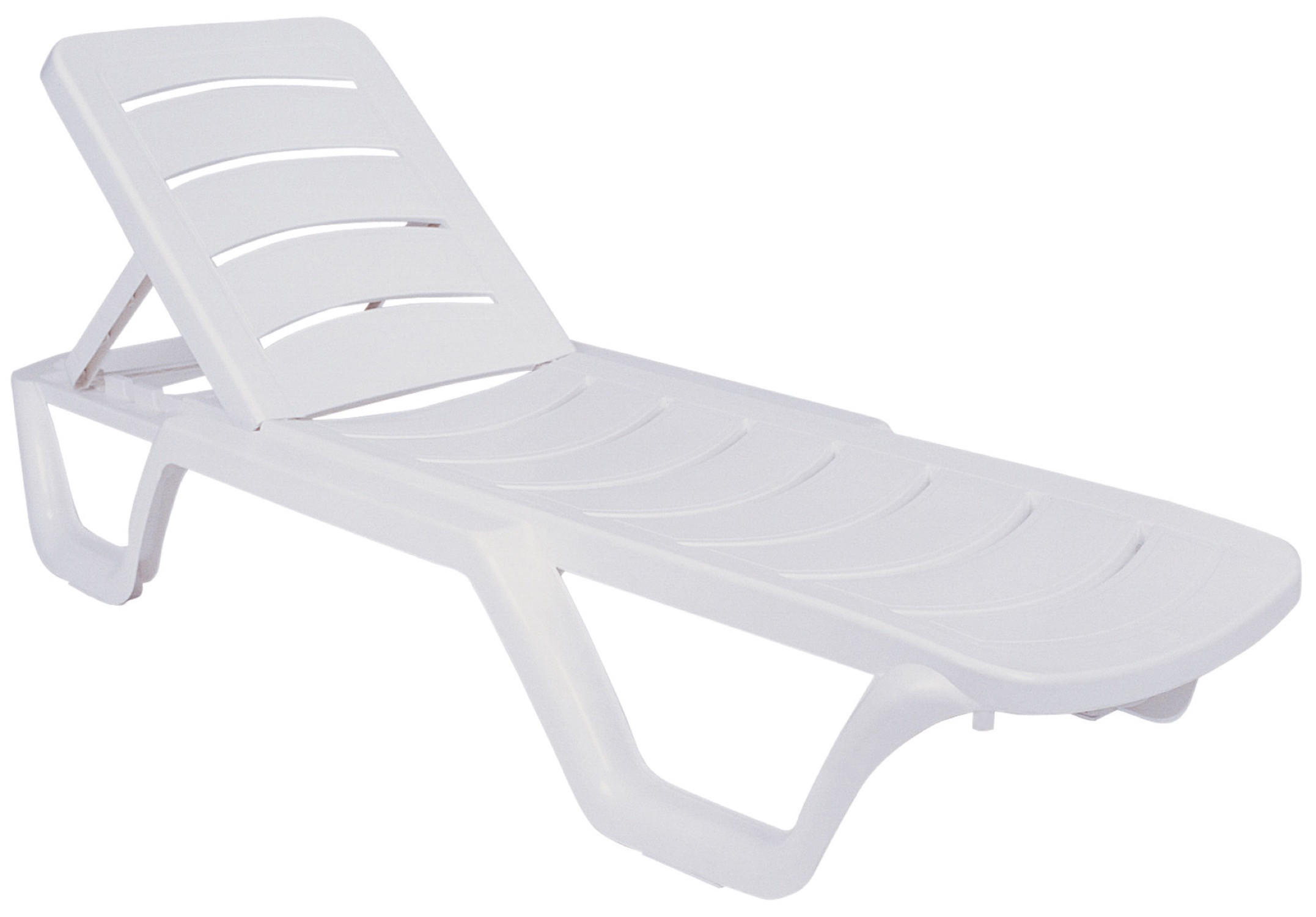 SONNENLIEGE Bohemien - 4er Set - Weiß, Kunststoff (54/30/187cm) - TPFGarden