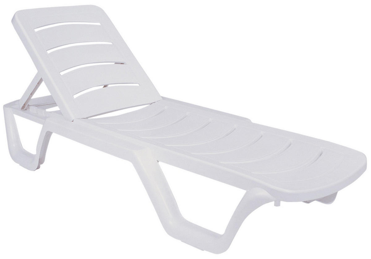 SONNENLIEGE Bohemien - 4er Set - Weiß, Kunststoff (54/30/187cm) - TPFGarden