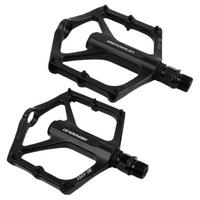 FAHRRADPEDALE Aluminiumlegierung rutschfest mit abgedichteten Lagern 9/16 Zoll - Schwarz, Metall (10/2/13cm)