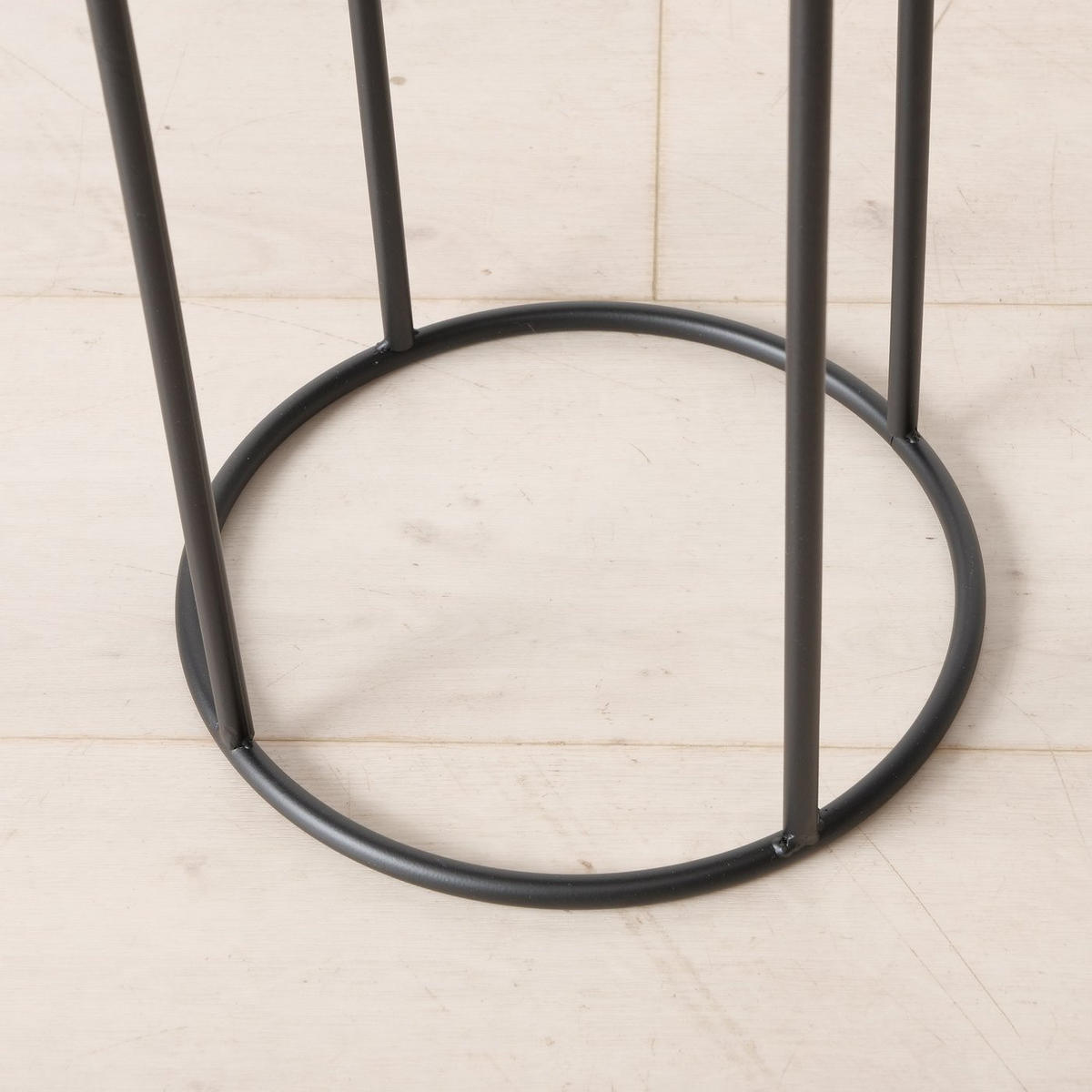 BLUMENSTÄNDER Metall AURELA 3er-Set - Schwarz, Metall (65/29/76cm)