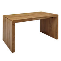 SCHREIBTISCH Massivholz Ablage Landhausstil BOHA, Akazie 80x160x76 cm - Akaziefarben, Holz (160/80/76cm) - KADIMA DESIGN