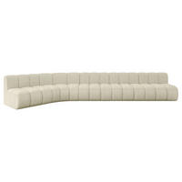 ECKSOFA modulares Sofa Montra-L3 - 472x174x70 cm Beige - Beige, Holzwerkstoff/Textil (472/174cm) - ALTDECOR