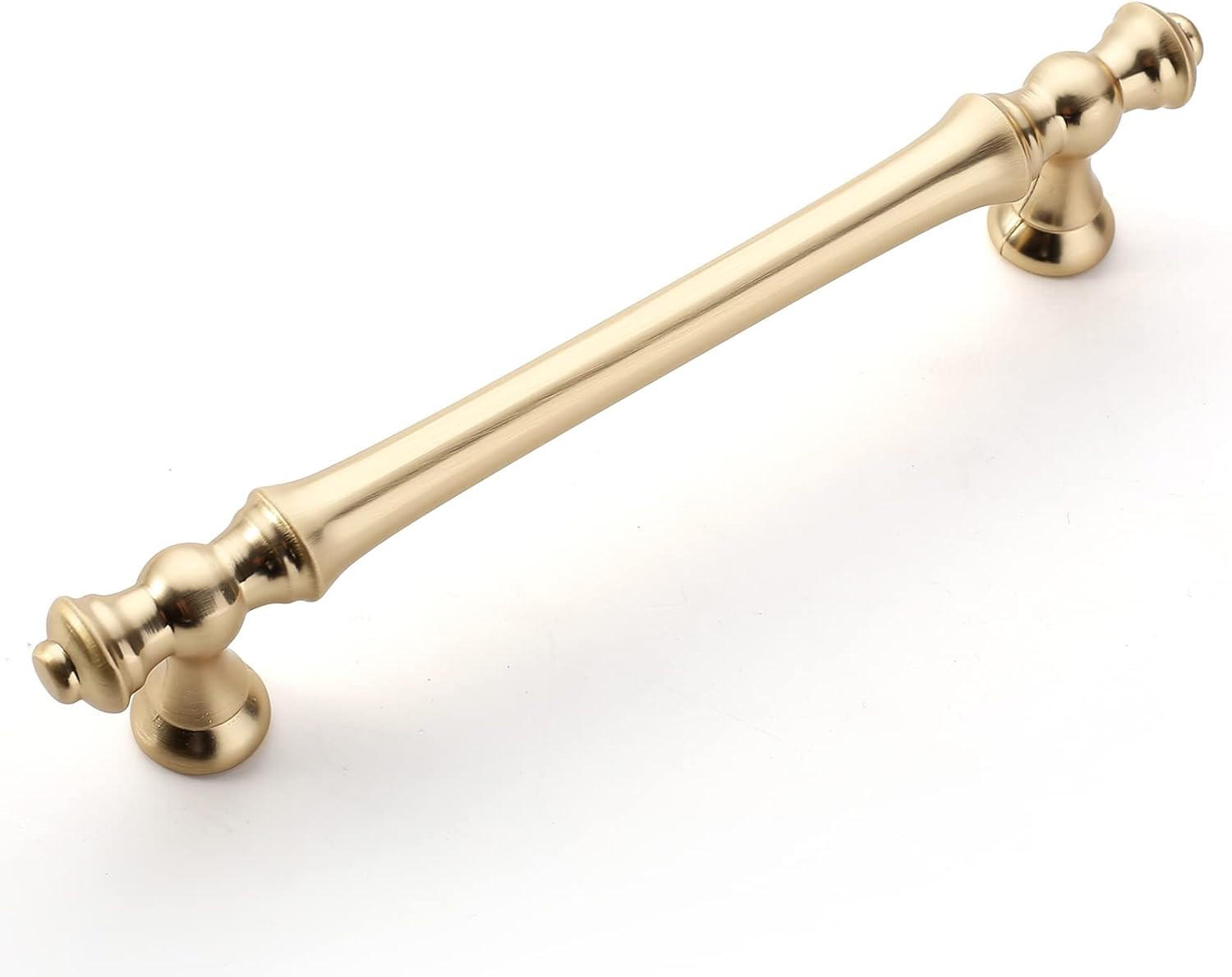 MÖBELGRIFF Gold Gebürstet 6er-Set 128 mm Zinklegierung - Multicolor, Metall (1.5/3.3/16.6cm)