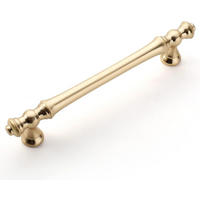 MÖBELGRIFF Gold Gebürstet 6er-Set 128 mm Zinklegierung - Multicolor, Metall (1.5/3.3/16.6cm)
